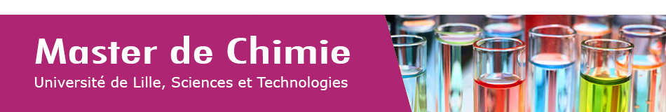 Master de Chimie - Université Lille Sciences et technologies